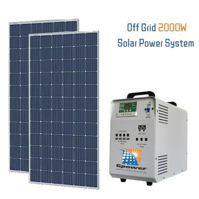 Hệ thống phát điện mặt trời 2kW Hệ thống điện mặt trời dân dụng TUV
