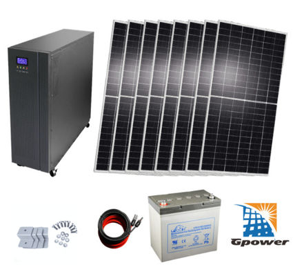 GPOWER IEC Off Grid Bộ dụng cụ hệ thống năng lượng mặt trời tạo ra 42,5kWh mỗi ngày