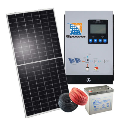Hệ thống năng lượng mặt trời biến tần lai GPOWER 5KW với pin dự phòng