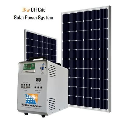 Bộ máy phát điện năng lượng mặt trời GPOWER 1000Watt Hệ thống tạo năng lượng tái tạo trên mái nhà
