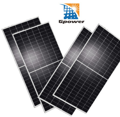 Hệ thống PV năng lượng mặt trời IEC 460w Tấm năng lượng mặt trời kính đôi Mono PERC