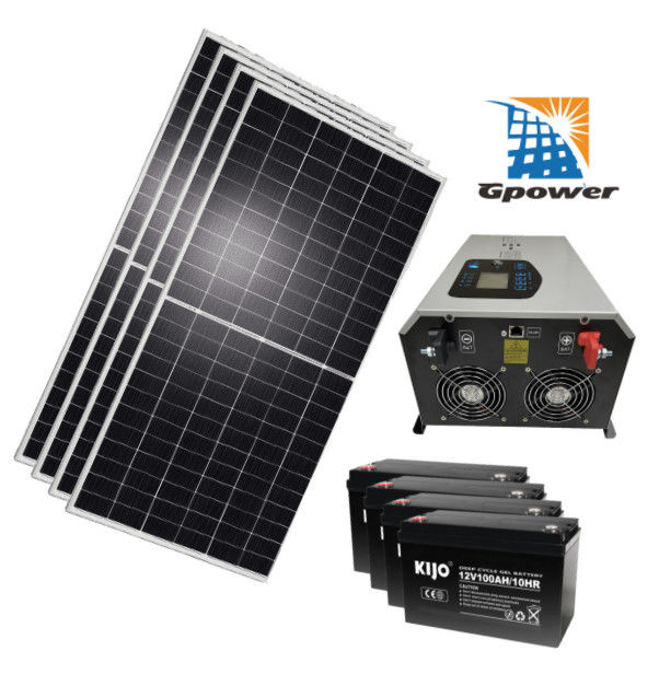 Trang chủ Bộ dụng cụ hệ thống năng lượng mặt trời nối lưới 2000W để lưu trữ năng lượng